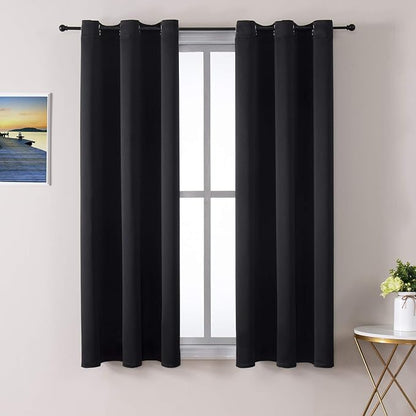 ChrisDowa Blackout Curtains for Bedroom and Living Room 40 Inches Long | 2 by ChrisDowa