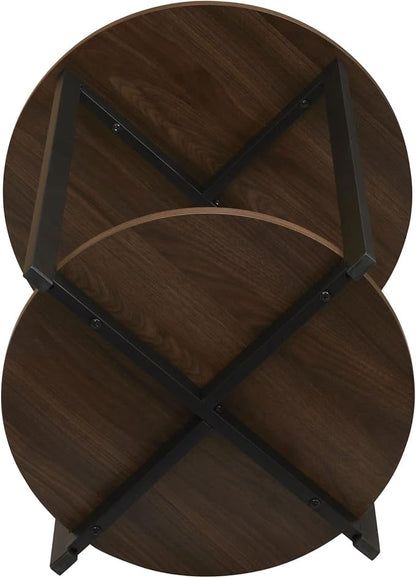 Household Essentials Jamestown Round Side End Table - Image 13