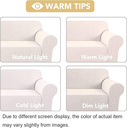 H.VERSAILTEX Stretch Couch Cover 2 Cushion Sofa Loveseat Slipcover|Sofa Cover - Image 3