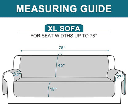 Turquoize 100% Waterproof Sofa Covers Couch Cover Sofa Cover - Image 5