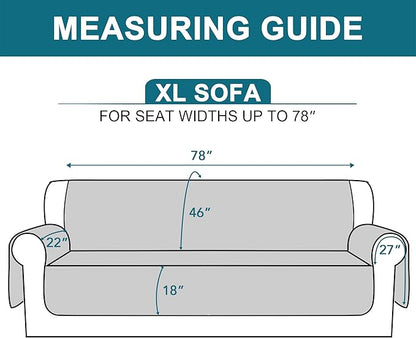 Turquoize 100% Waterproof Sofa Covers Couch Cover Sofa Cover - Image 5