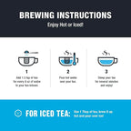Tiesta Tea - Strawberry Kiwi Herbal Tea, Loose Leaf, Strawberry Hibiscus Kiwi Fruit Tea, Premium Caffeine-Free Herbal Blend, Make Hot or Iced & Up to 200 Cups, 16 oz Resealable Bulk Pouch