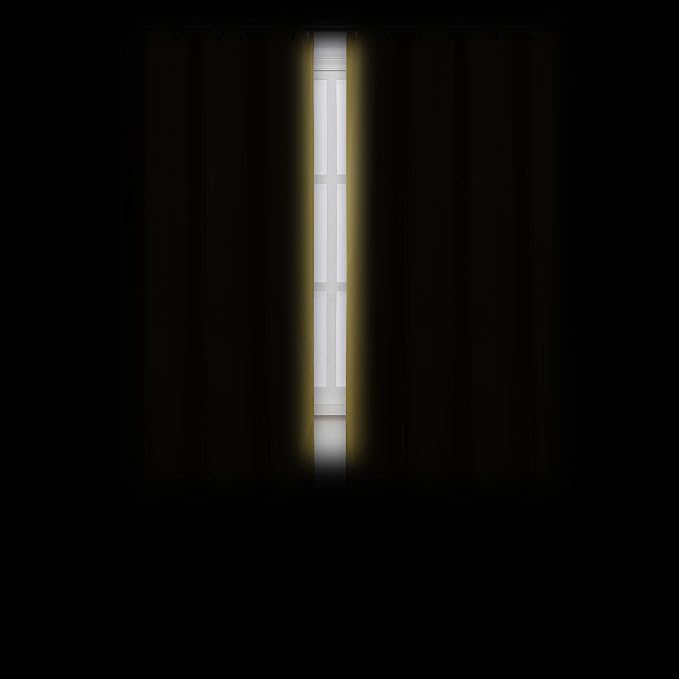 Yellow Thermal Blackout Curtains/38 x 63 Inch/Set of 2 Panels Room Darkening - Image 3