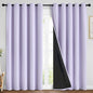 Yakamok Lilac 100% Blackout Curtains 84 Inches Long by Yakamok