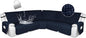 HDCAXKJ 100% Waterproof Reclining Sectional Couch Covers L Shape Recliner Sofa by HDCAXKJ