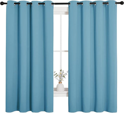 NICETOWN Thermal Insulated Curtains Blackout Draperies, Window Treatment Solid by NICETOWN