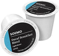 Solimo Decaf Light Roast Coffee Pods, Breakfast Blend, Compatible with Keurig 2.0 K-Cup Brewers, 100 Count