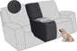 ALIECOM Recliner Sectional Couch Covers L Shape Stretch Corner Reclining by ALIECOM