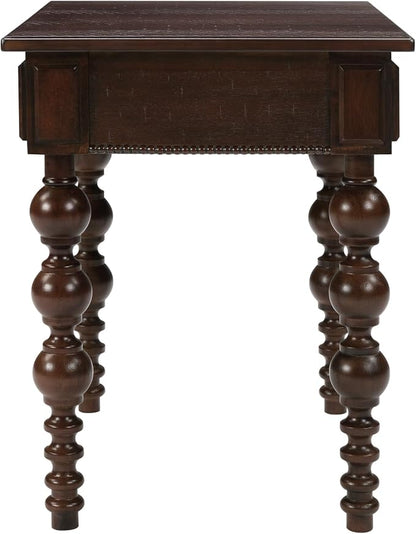 Retro Wooden Side End Table Vintage Nightstand Bedside Table - Image 6