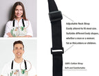 Llama Cacti Apron for Women and Men, Adjustable Kitchen Chef Apron for Cooking Baking - Cute Birthday, Anniversary, Mother's Day Apron Presents for Mom Wife Girlfriend Aunt Grandma