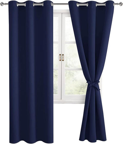 Blackout Curtains for Bedroom, 38 x 72 Inch, 2 Panels | Light Blocking - Image 8