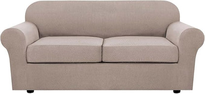 H.VERSAILTEX 3 Piece Stretch Sofa Covers by HVERSAILTEX