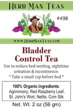BLADDER CONTROL TEA - Herbal Blend for Nighttime Comfort & Fewer Bathroom Trips — by Master Herbalist Khabir — Organic, Non-GMO, No Additives