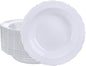 DaYammi 30 Pack Plastic Bowls, 12oz Disposable Soup Bowls, Heavy Duty Dinner Bowls for Weddings, Parties, Dinners, Catering and Everyday Use