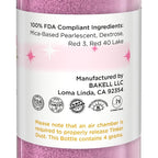 Bakell - Deep Pink Tinker Dust Edible Glitter (4g, 1x Mini Spray Pump) Food, Desserts, and Beverages!