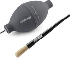 MHW-3BOMBER Coffee Grinder Air Blower and Espresso Cleaning Brush Set, Slim Kitchen Brush, PVC Air Duster and Aluminum Alloy Brush Kit for Grinder, Lens, Keyboard, Coffee Powder Cleaning Tool CS7089