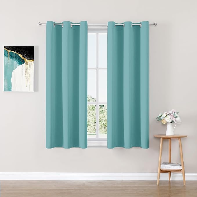 ChrisDowa Blackout Curtains for Bedroom and Living Room 63 Inches Long | 2 by ChrisDowa