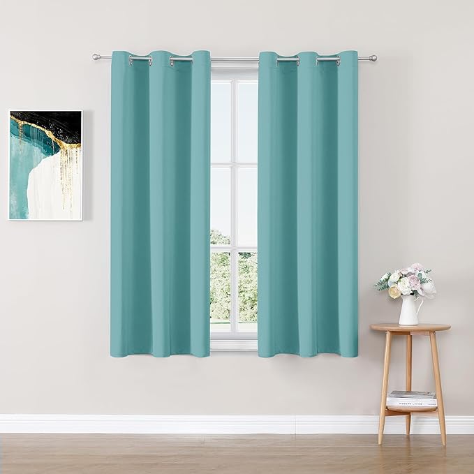 ChrisDowa Blackout Curtains for Bedroom and Living Room 40 Inches Long | 2 by ChrisDowa