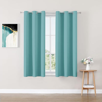 ChrisDowa Blackout Curtains for Bedroom and Living Room 40 Inches Long | 2 by ChrisDowa