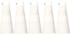 RAJRANG 100% Cotton Cooking Apron with 3 Pockets Kitchen Chef BBQ Adjustable Bib Aprons for Women Men