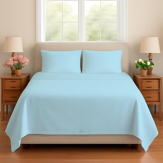 Sleeper Sofa Bed Sheet, 100% Cotton 400 Thread Count, 4 Piece Set, Deep Pocket by BeyondWhatYouSee