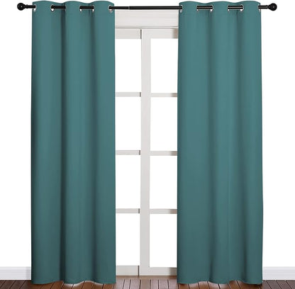 NICETOWN Thermal Insulated Solid Grommet Blackout Curtains/Drape - Image 2