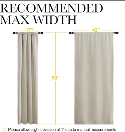 NICETOWN Blackout Curtains for Living Room, Darkening Window Curtain Panels - Image 7