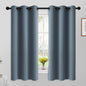Yakamok Room Darkening Curtains 42x63 inch Length Stone Blue-Living Room | 2 by Yakamok