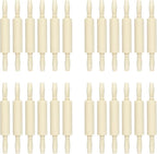 24 Pack Wood Small Rolling Pin for Kids, 7.9 Inch Kids Rolling Pin for Home Kitchen (24)