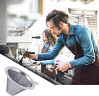 Upgraded Pour Over Coffee Filter, Coffee Dripper, Paperless Mess Stainless Steel Coffee Filter, Maker One to Two Cup Coffee, Easy to Use and Clean (1-2Cups)