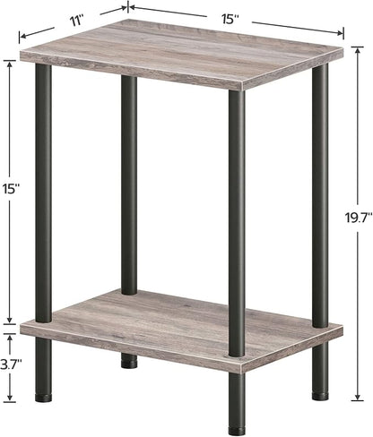 HOOBRO End Table, Small Side Table, Nightstand - Image 3