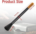 Giantree Dual Head Coffee Brush, Coffee Grinder Brush, Dusting Espresso Brush Coffee Grinder Cleaner, Barista Tools for Coffee Machine Toaster Cleaning(Black)
