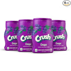 Crush, Grape, Liquid Water Enhancer – New, Better Taste! (4 Bottles, Makes 96 Flavored Water Drinks) – Sugar Free, Zero Calorie