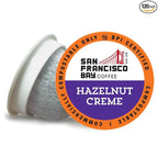San Francisco Bay Compostable Coffee Pods - Hazelnut Crème (120 Ct) K Cup Compatible including Keurig 2.0, Flavored, Medium Roast