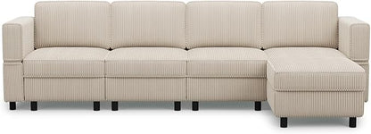 Belffin 5 Seats L Shaped Sectional Couch - Image 9