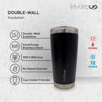 20 oz Tumbler Cup | Stainless Steel Insulated Coffee Mug with Lid | Coffee Travel Mug & Iced Coffee Cup | Leakproof Coffee Tumbler | BPA-Free Insulated Tumblers