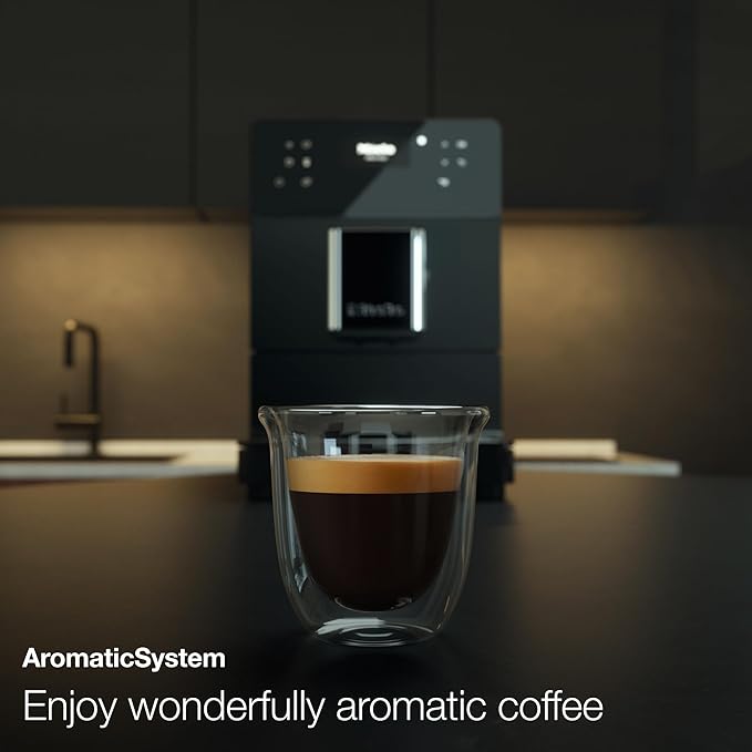 Miele CM 5300 Automatic Bean-to-Cup Coffee Maker - With OneTouch for Two, AromaticSystem, Individual Profile Settings, and Cleaning Programs, in Obsidian Black