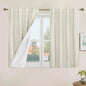 100% Blackout Short Linen Curtains by LAMIT