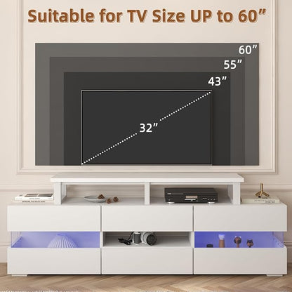 YAOHUOO 45" Large TV Riser for 32-60 inch TV, TV Riser Stand Shelf - Image 3