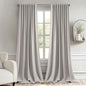 MIULEE Cobblestone Back Tab Blackout Curtains 52x102 Inch Long 2 Panels Set | by MIULEE
