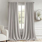 MIULEE Cobblestone Back Tab Blackout Curtains 52x96 Inch Long 2 Panels Set | by MIULEE