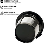 4-Pack Roogaluckeep Reusable K Cup for Keurig, Black BPA Free Refillable K-Cup Pod Coffee Filters, Universal Fit Refillable Coffee Filters for 1.0 and 2.0 Keurig Coffee Makers