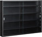 HOMCOM 5-Tier Display Cabinet, Glass Door Cabinet by HOMCOM