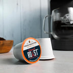 Fresh Roasted Coffee, French Roast, Dark, 96 Pods for K Cup Brewers