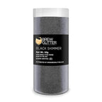 Black Shimmer BREW GLITTER Edible Glitter For Drinks, Cocktails, Beer, Garnish Glitter & Beverages | KOSHER & HALAL Certified | 100% Edible & Food Grade | Vegan, Gluten, Nut Free (50g, Black Shimmer)