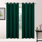Yakamok Room Darkening Curtains 52x72 inch Length Dark Green-Living Room | 2 by Yakamok