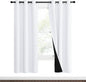 NICETOWN White Blackout Curtains 70 inches Long, 2 Pieces, Full Light Blocking by NICETOWN