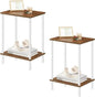 HOOBRO End Tables Set of 2, Small Side Table, Nightstand by HOOBRO