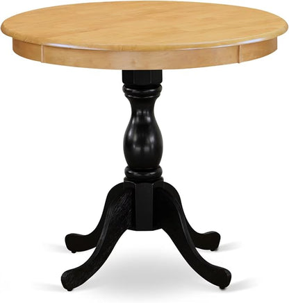 East West Furniture AMT-OBL-TP Antique Kitchen Dining Table - Image 3