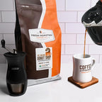 Fresh Roasted Coffee, Organic Donut Shop | USDA Organic, Kosher | Medium Roast 5 lb (80 oz) Ground